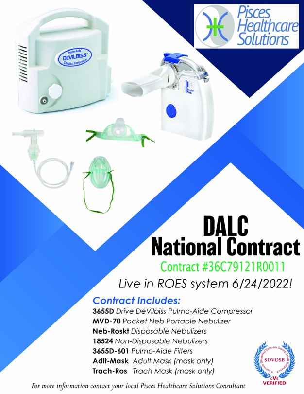 Pisces Healthcare Solutions Wins Second DALC National Contract Award